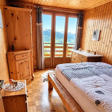 Chalet Avec Vue Sur Les Alpes Au Calme -